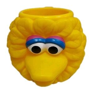 VINTAGE 1990'S APPLAUSE BIG BIRD SESAME STREET MUG CUP